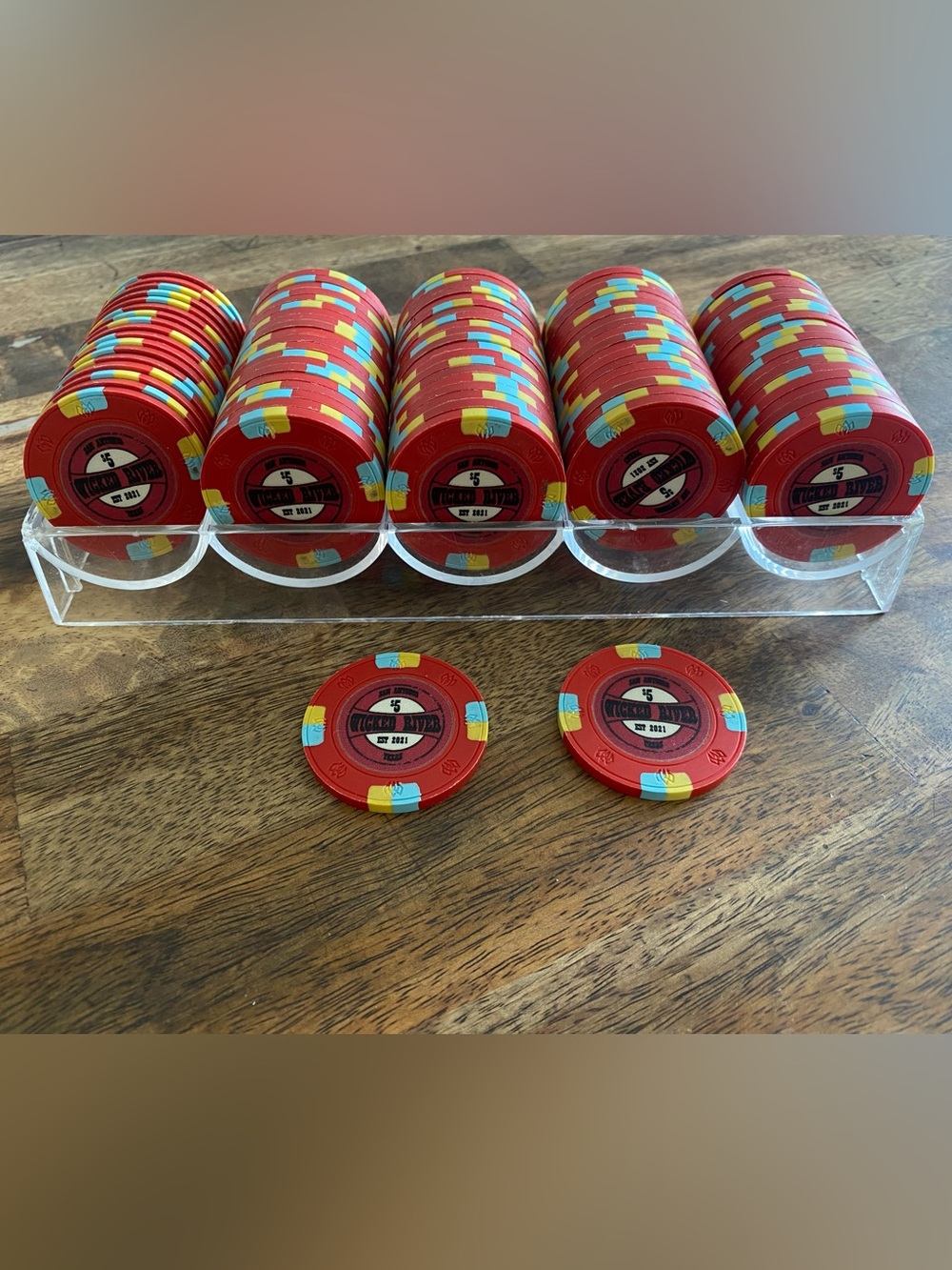 98 AUTHENTIC USED SUNDANCE
CASINO CHIP SET  Wicked River